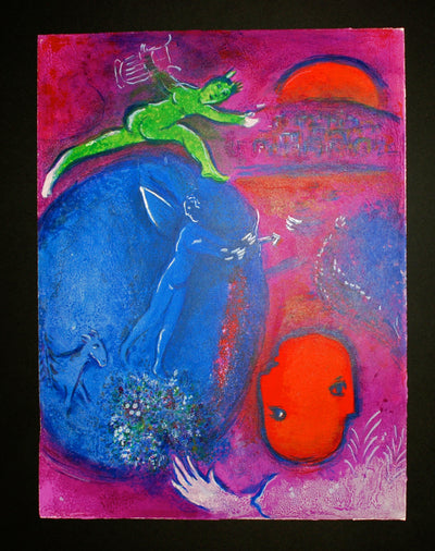 Marc Chagall Lamon's and Dryas's Dreams (Mourlot 311, Cramer 46) 1961
