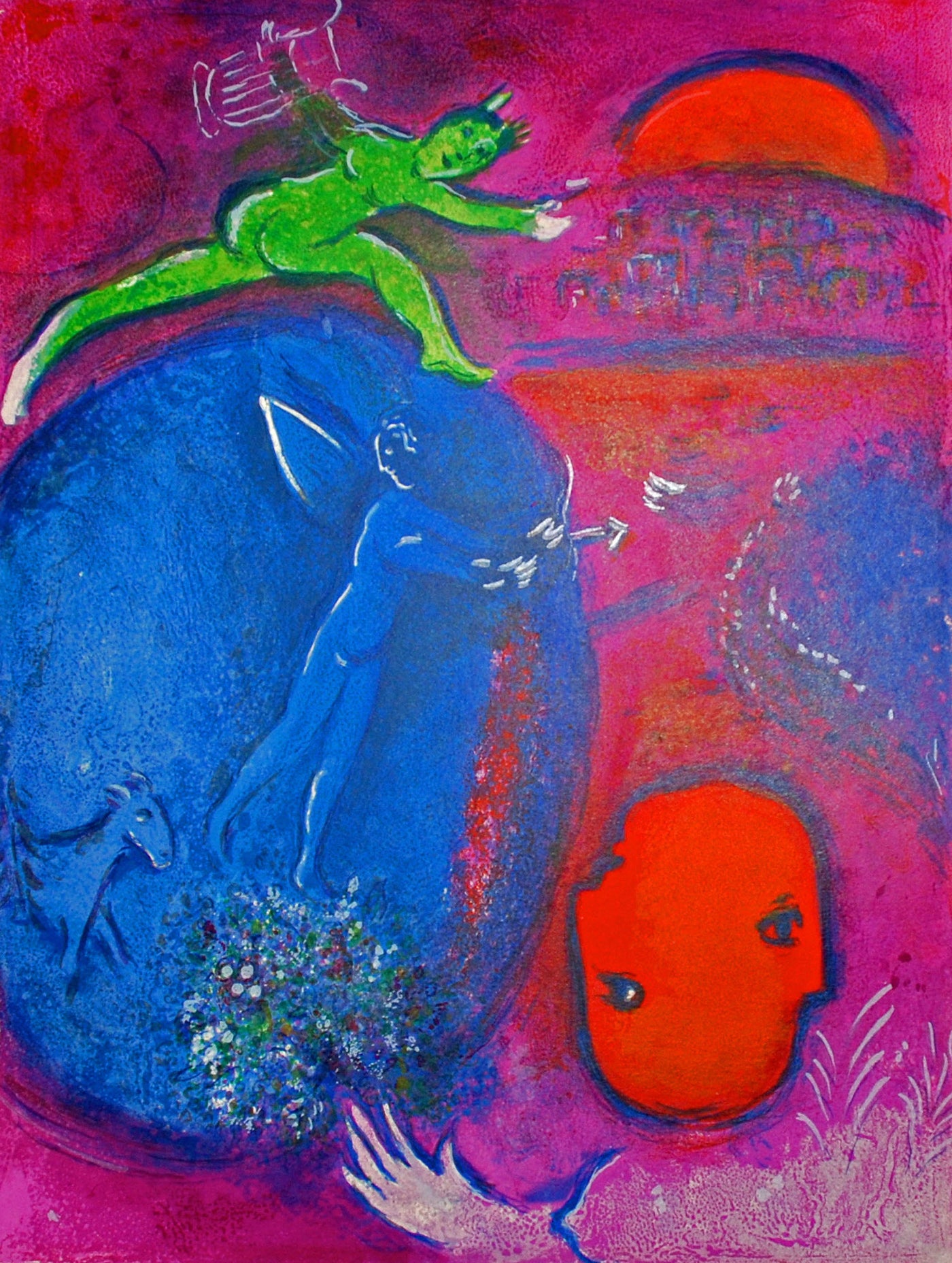 Marc Chagall Lamon's and Dryas's Dreams (Mourlot 311, Cramer 46) 1961