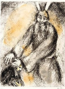 Marc Chagall Moses' Blessing Over Joshua (Cramer 30) 1958