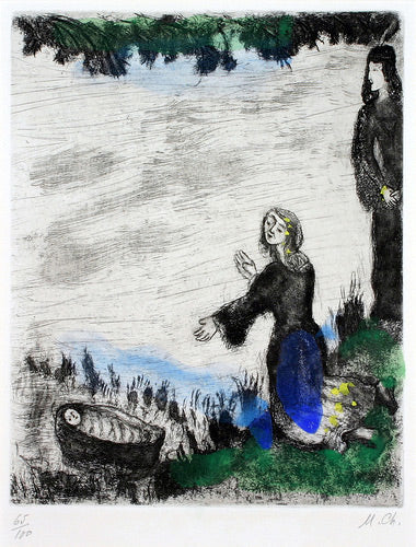 Marc Chagall Moses Saved from the Water (Cramer 30) 1958