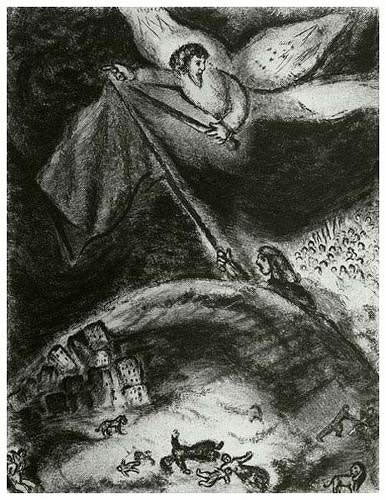 Marc Chagall Oracle Over Babylon (Cramer 29) 1956