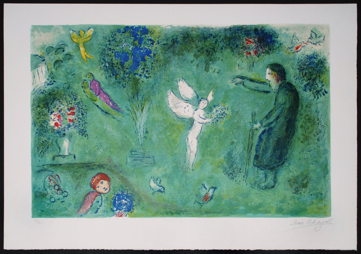 Marc Chagall Philetas's Orchard, from Daphnis and Chloe (Mourlot 326, Cramer 46) 1961