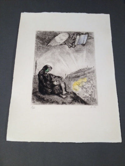 Marc Chagall Prophecy Over Jerusalem (Cramer 30) 1958