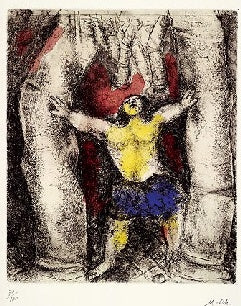 Marc Chagall Samson Overturns the Columns (Cramer 30) 1958