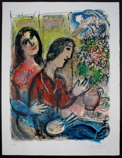 Marc Chagall The Artist's Wife (La Femme du Peintre) (Mourlot 630) 1971