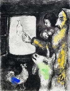 Marc Chagall The Dove of the Ark (Cramer 30) 1958