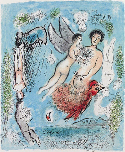 Marc Chagall The Island of Poros (Mourlot 963) 1980