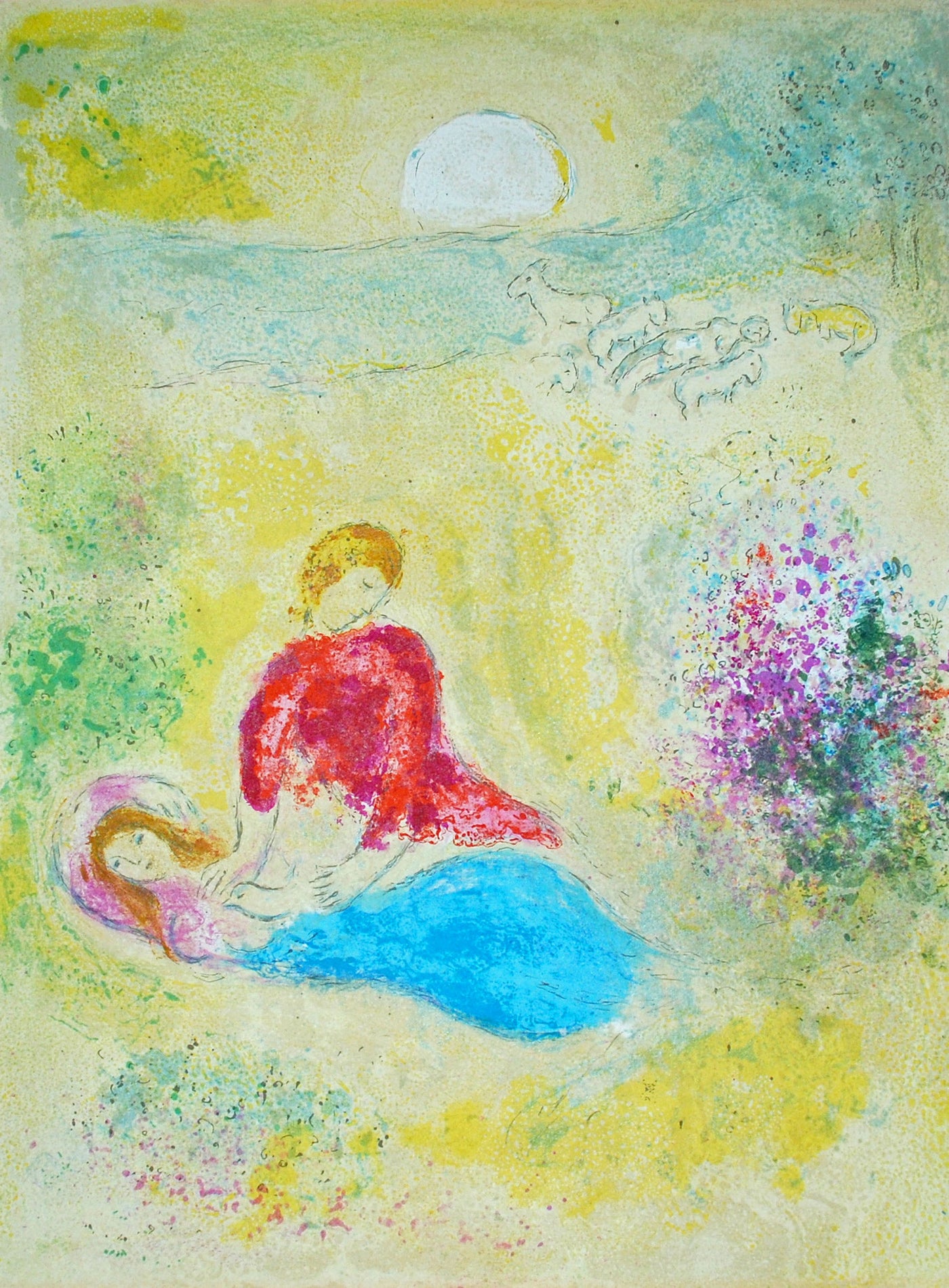 Marc Chagall The Little Swallow, from Daphnis and Chloe (Mourlot 319, Cramer 46) 1961