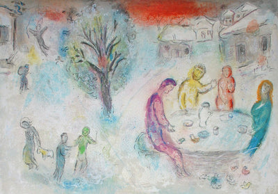 Marc Chagall The Meal at Dryas's House, from Daphnis and Chloe (Cramer 46) 1961