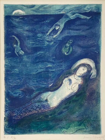 Marc Chagall Then I came forth of the sea..., from Arabian Nights (Cramer 18) 1948