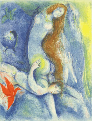 Marc Chagall Then he spent the night with her..., from Arabian Nights (Cramer 18) 1948