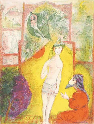 Marc Chagall Then the boy displayed the dervish..., from Arabian Nights (Cramer 18) 1948