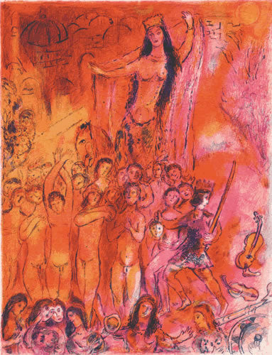 Marc Chagall They were in forty pairs..., from Arabian Nights (Cramer 18) 1948
