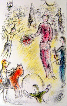 Marc Chagall (after) Les Clowns Musiciens 1981