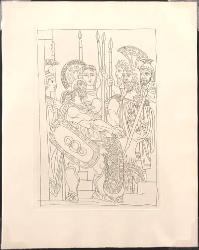 Pablo Picasso Accord Entre les Atheniens et les Spartiates (Bloch 271; Cramer No. 24) 1934