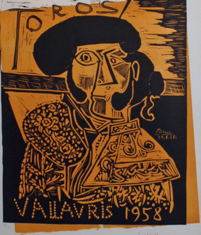 Pablo Picasso Bulls-Vallauris 1958 (Czw 28) 1958