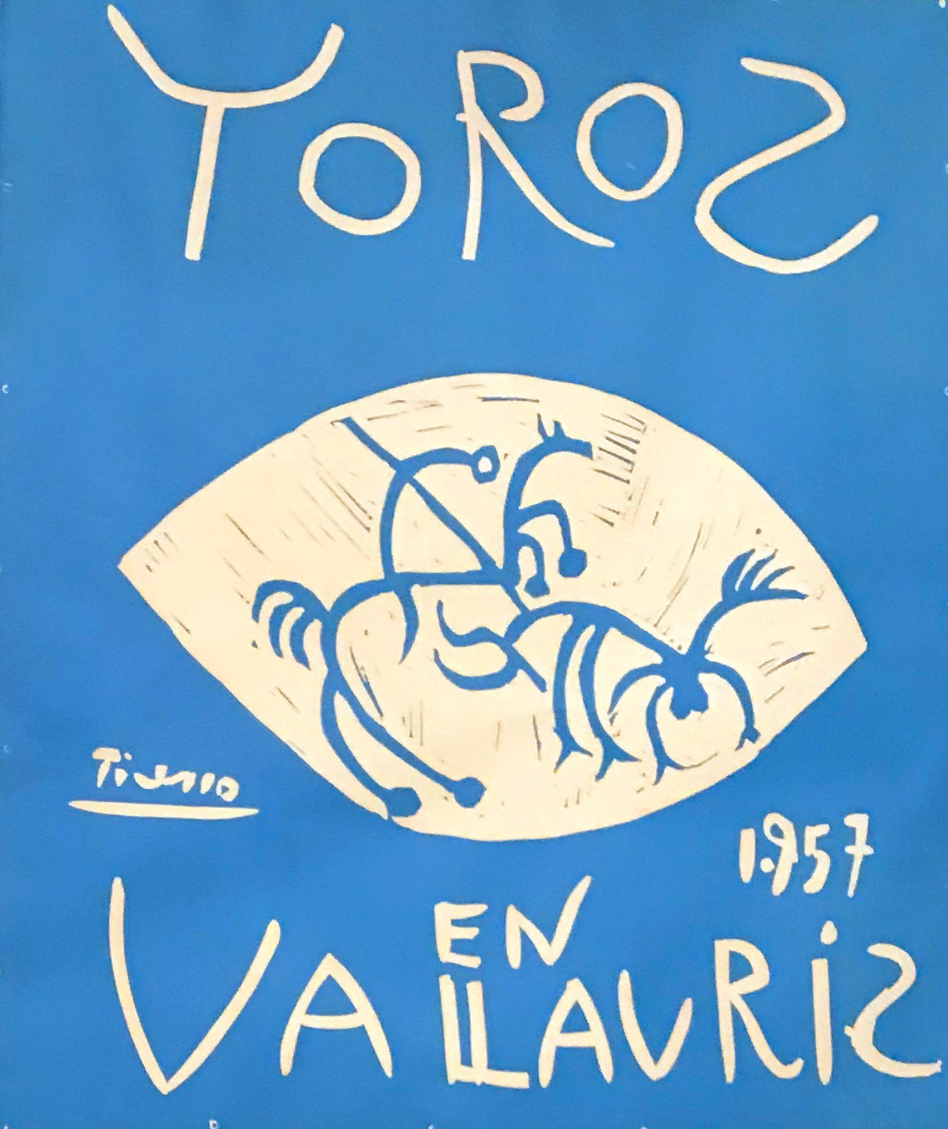 Pablo Picasso Bulls in Vallauris 1957 (Bloch 1276; Czw 23) 1957