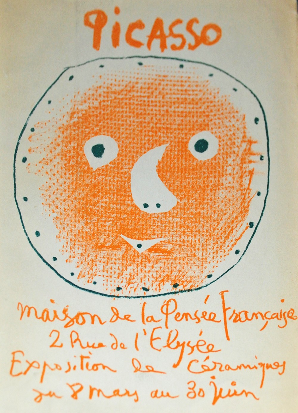 Pablo Picasso Cent Cinquante Ceramiques Originales (Cramer 90) 1958