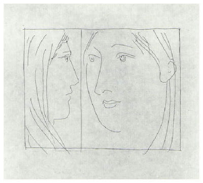 Pablo Picasso Deux Tetes de Femme (Cramer 19) 1931