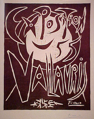Pablo Picasso Exposition 1955 Vallauris (Czw 17) 1955