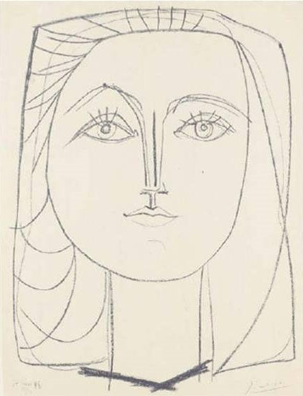 Pablo Picasso Francoise (Bloch 398) 1948