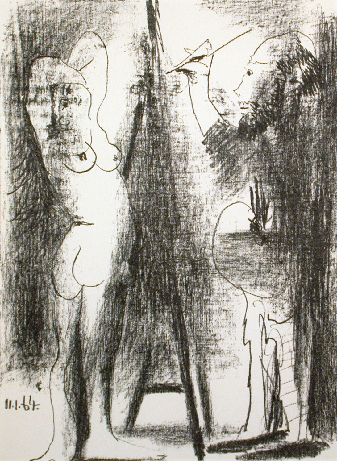 Pablo Picasso Le Peintre et Son Modele II (Cramer No. 128)