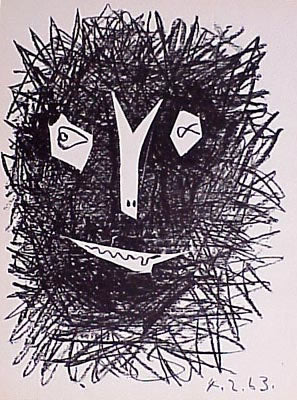Pablo Picasso Lithographe IV (back cover) 1964