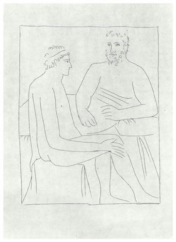 Pablo Picasso Numa Suite les Cours de Pythagore (Cramer 19) 1931