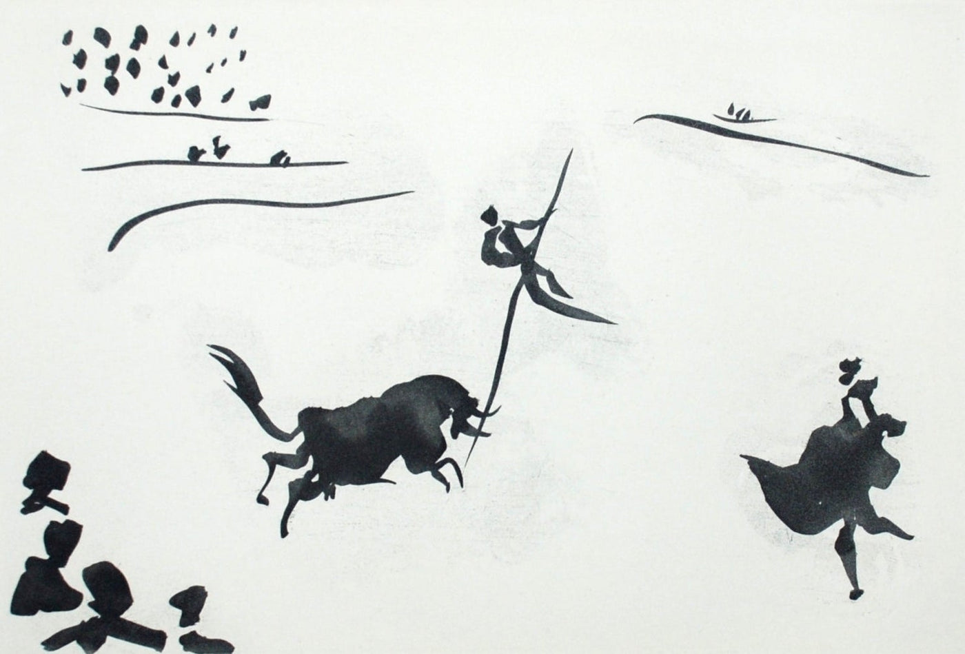 Pablo Picasso Salto con la Garrocha (Pole Vault) (Cramer no. 100) 1959