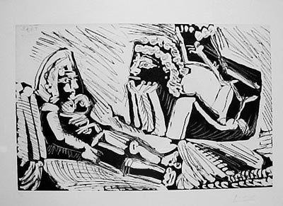 Pablo Picasso Series 347 (Bloch 1500) 1968