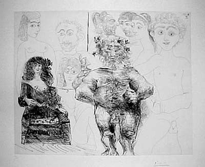 Pablo Picasso Series 347 (Bloch 1615) 1968