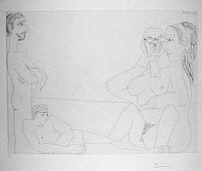 Pablo Picasso Series 347 (Bloch 1666) 1968