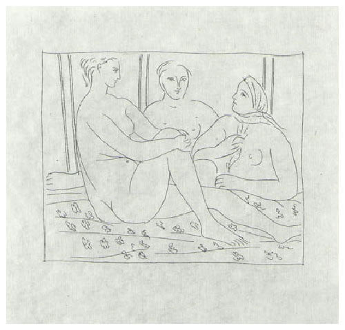Pablo Picasso Trois Femmes Nues (Cramer 19) 1931