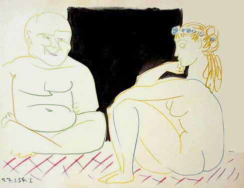 Pablo Picasso (after) Deux Personnages 1954