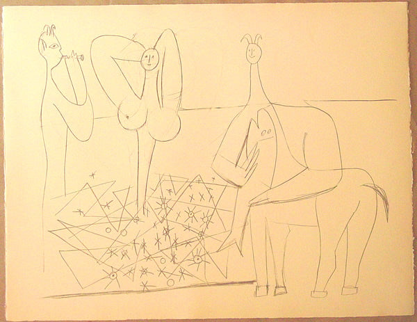 Pablo Picasso (after) Mes Dessins D'Antibes 1958