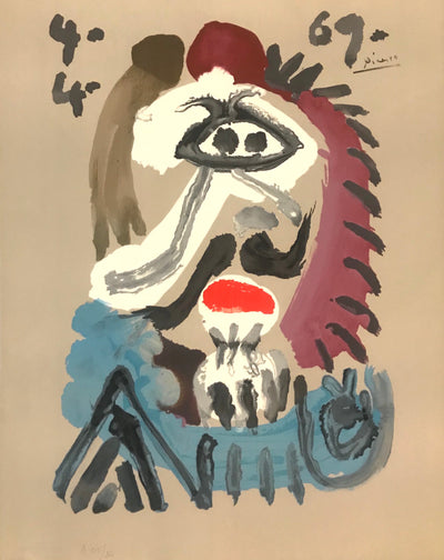 Pablo Picasso (after) Portraits Imaginaires (Printed by Marcel Salinas. "A" Edition published by Harry N. Abrams, In"F" Edition published by Editions Cercle d'Art, Paris) 1969