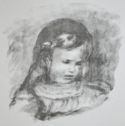 Pierre-Auguste Renoir Claude Renoir, La Tete Baissee (Delteil 39) 1919