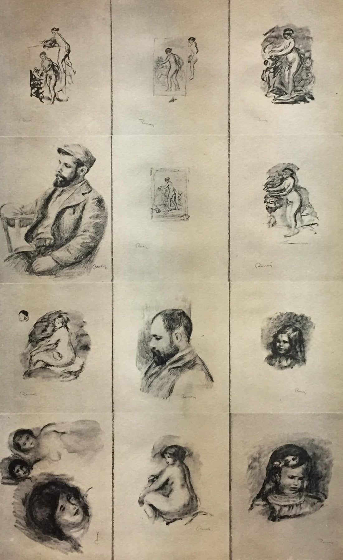 PierreAuguste Renoir Douze Lithographies (Delteil 3748) 1919
