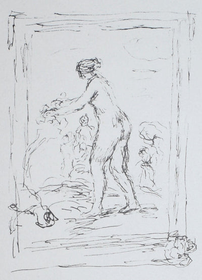 Pierre-Auguste Renoir Femme au Cep de Vigne (Woman by the Grape Vine), 2nd variant (Delteil 46) 1919