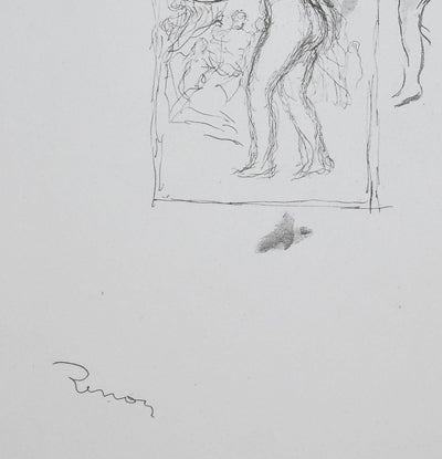Pierre-Auguste Renoir Femme au Cep de Vigne (Woman by the Grape Vine), 4th variant (Delteil 48) 1919
