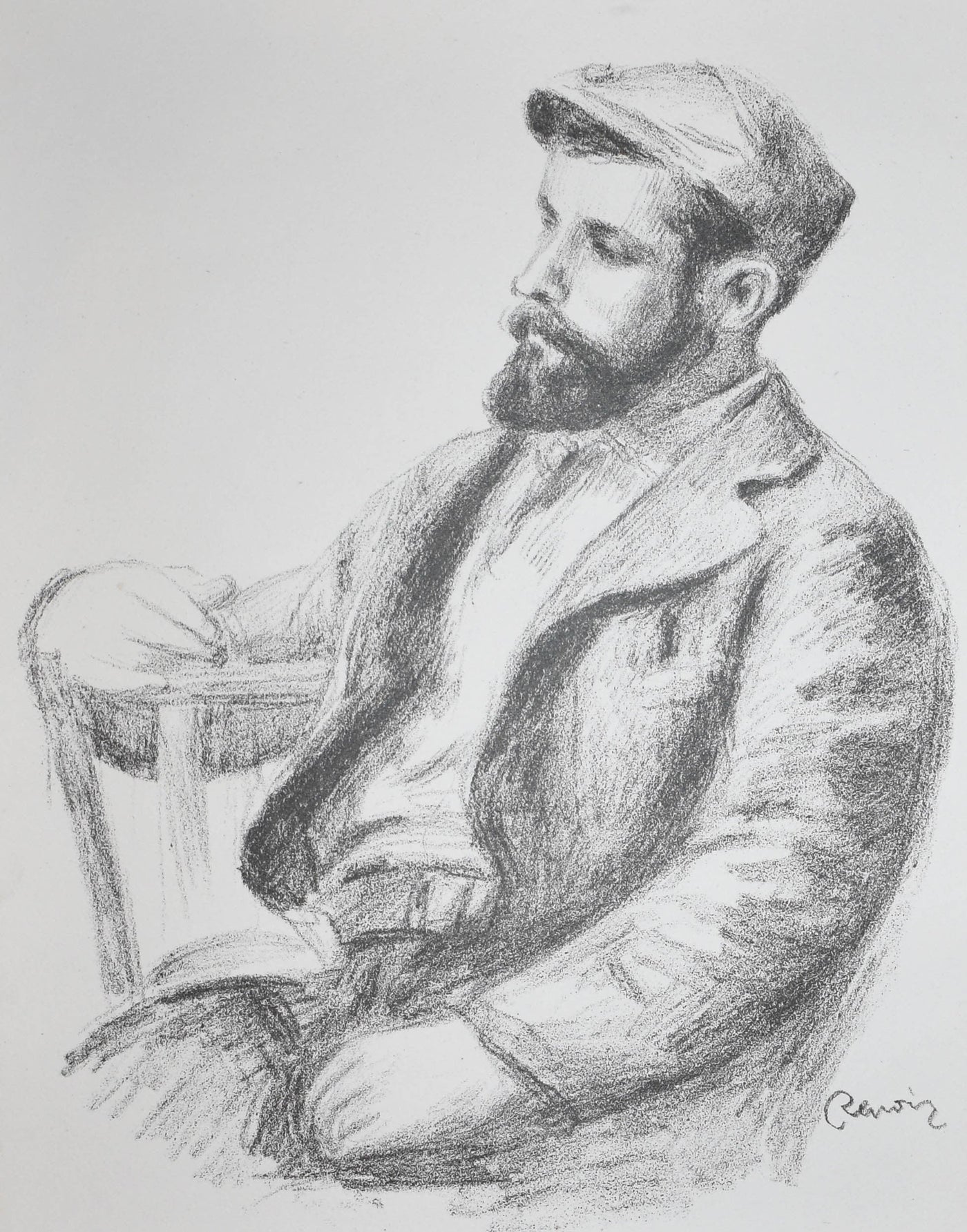 Pierre-Auguste Renoir Louis Valtat (Delteil 38) 1919