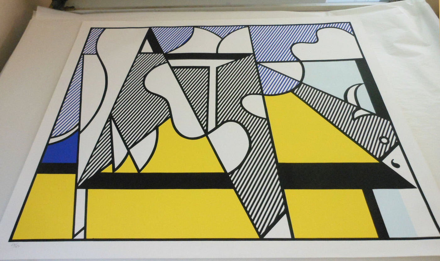 Roy Lichtenstein Cow Triptych (Cow Going Abstract) Poster (Corlett App. 9) 1982