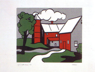 Roy Lichtenstein Red Barn (Corlett 89) 1969