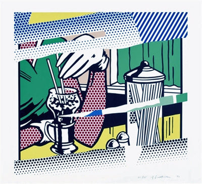 Roy Lichtenstein Refections on Soda Fountain (Corlett 257) 1991