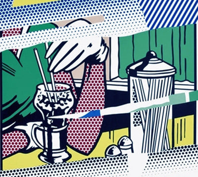Roy Lichtenstein Refections on Soda Fountain (Corlett 257) 1991