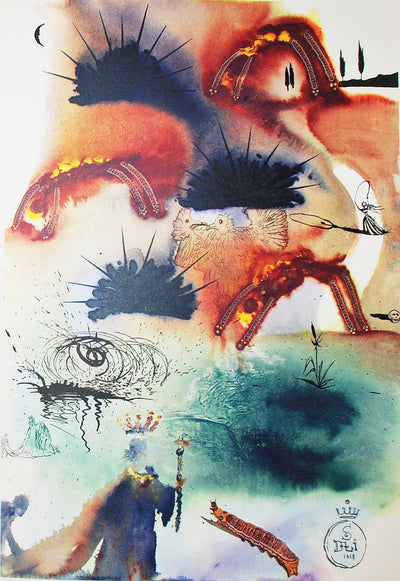 Salvador Dali Alice in Wonderland The Lobster Quadrille (Field 69-5 K) 1969