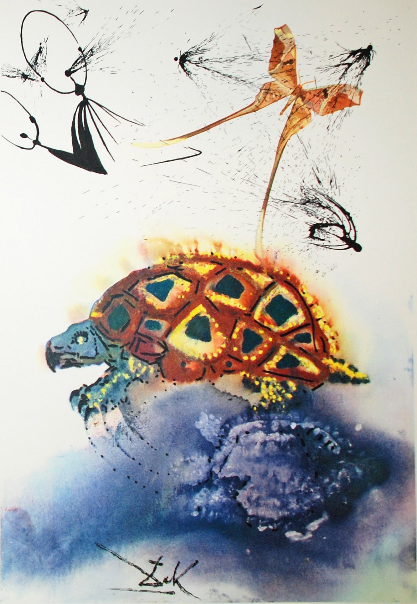 Salvador Dali Alice in Wonderland The Mock Turtle's Story (Field 69-5 J) 1969