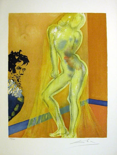 Salvador Dali Allegory: The Chevalier's Dream of Cecile (Field 69-1 E) 1969