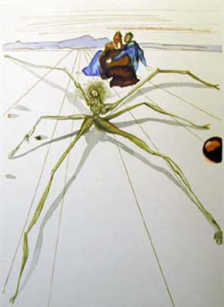 Salvador Dali Purgatory: Canto 12 (Field pg. 189) 1963