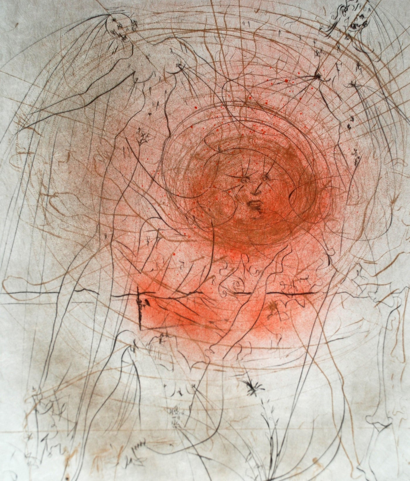 Salvador Dali The Sun (Field 69-13 E) 1969
